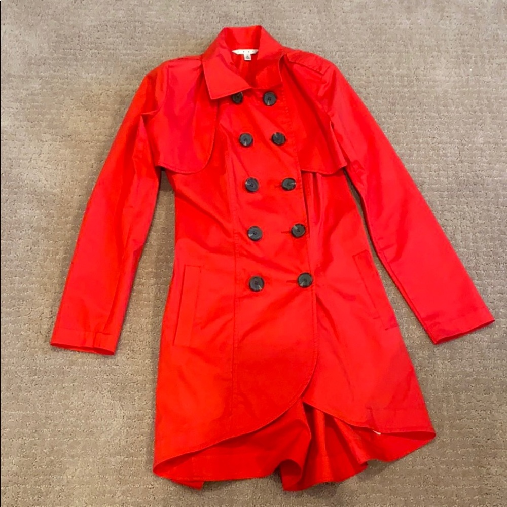 Cabi red raincoat